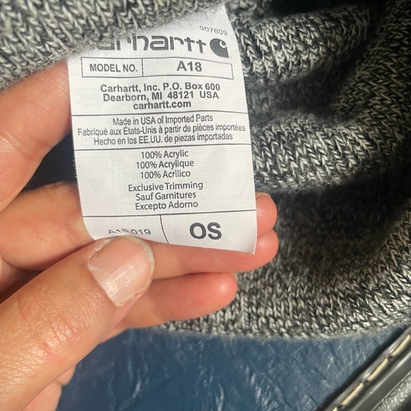 Unisex Carhartt Knit Beanie Sz OS - Picture 4 of 4